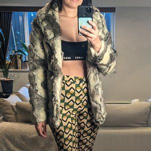 Mossman faux fur jacket